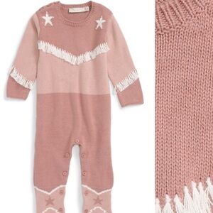 Stella McCartney western baby onesie w fringe costume